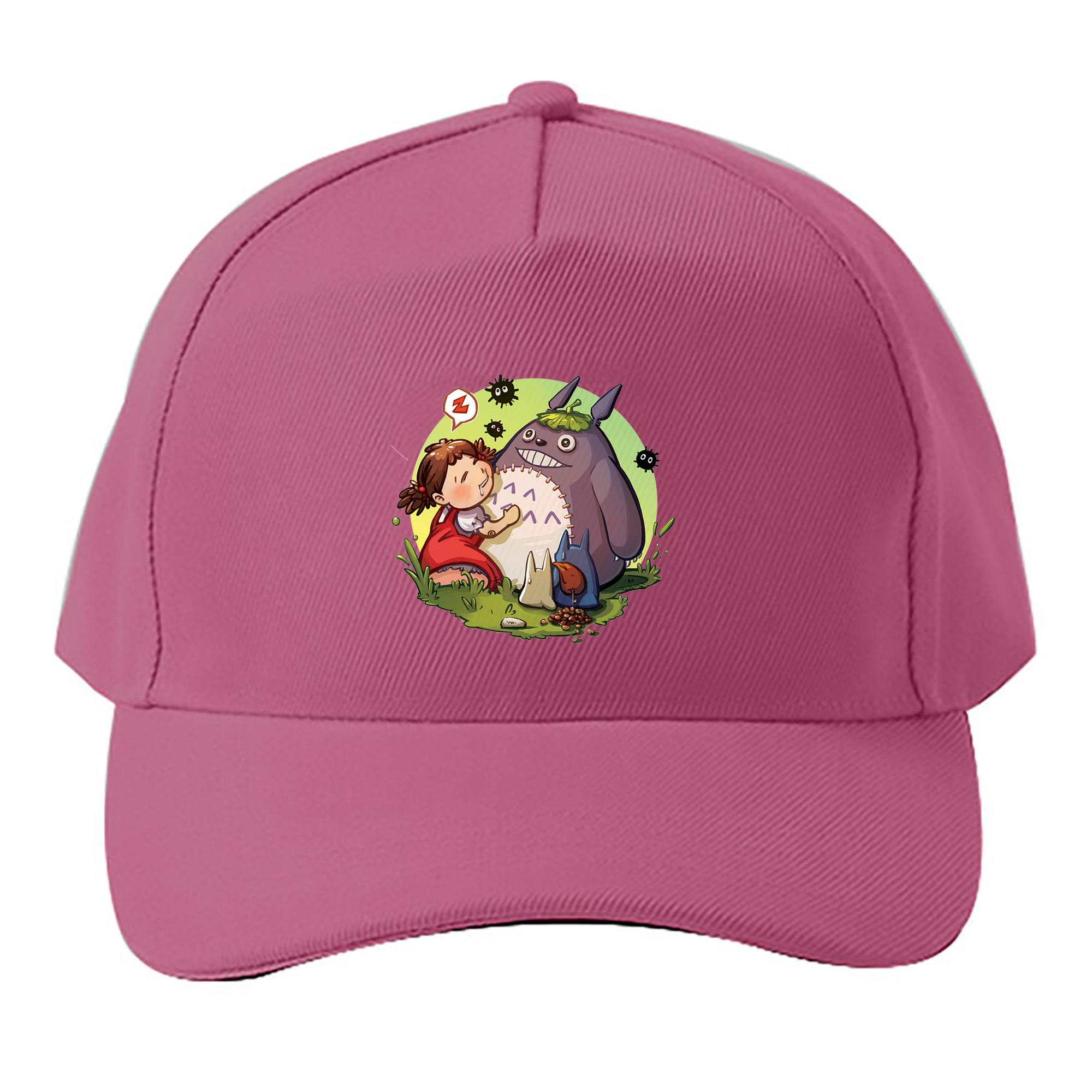 （画像用） となりのトトロ 草壁メイ 草壁サツキ My Neighbor Totoro Satsuki Kusakabe Mei Kusakabe ベースボールキャップ 綿100％ 男女兼用 帽子 スポーツ